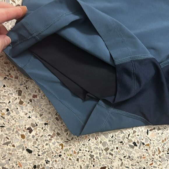 Lululemon The Short 9” black navy blue iron medium m shorts running - Picture 6 of 8